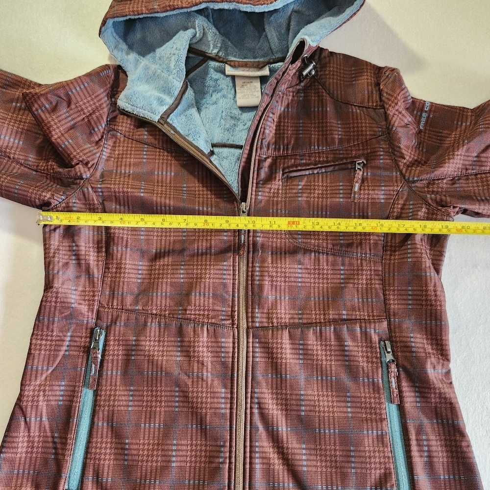 FREE COUNTRY Cozy Faux-Fur Lined Jacket - Light Blue Interior Size Medium - Picture 5 of 10